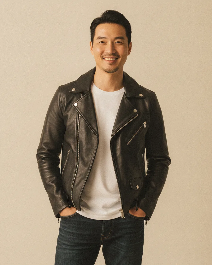 자켓 착용 모습